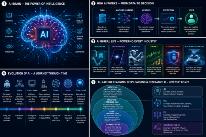 Artificial Intelligence Explained – Complete AI Infographic (2026)