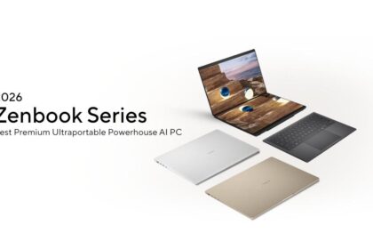 Latest ASUS AI laptop showcasing on-device artificial intelligence features