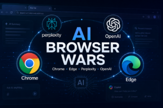 AI Browser War between Google Chrome, Microsoft Edge, Perplexity Comet, OpenAI, and Brave