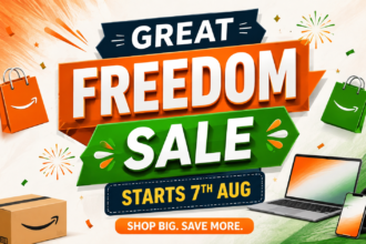Amazon Great Freedom Sale 2026 discounts on smartphones TVs laptops fashion and appliances