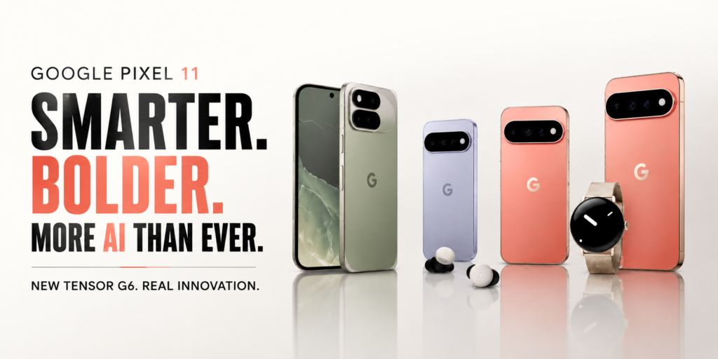 Google Pixel 11 with Tensor G6 and new AI features