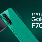 Samsung Galaxy F70 Pro 5G featuring Snapdragon 7 Gen 4 processor, 6000mAh battery, and 120Hz AMOLED display