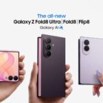 Samsung Galaxy Z Fold 8 foldable smartphone with redesigned 4:3 display and Galaxy AI features