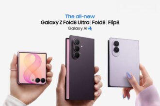 Samsung Galaxy Z Fold 8 foldable smartphone with redesigned 4:3 display and Galaxy AI features
