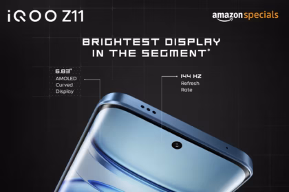 iQOO Z11 with 144Hz curved AMOLED display and Dimensity 7500 Turbo