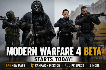 Modern Warfare 4 Beta gameplay showing soldiers preparing for battle